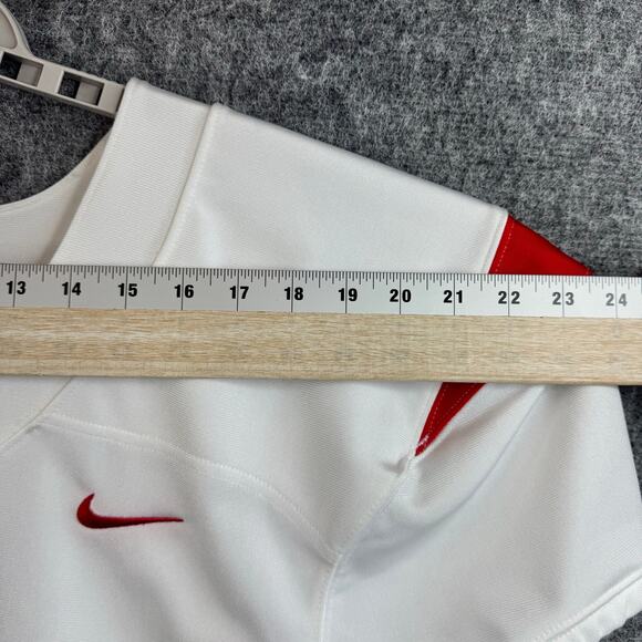 Nike Vapor Pro Football Training Jersey Men's Large White Red 845929-109 - Picture 5 of 8